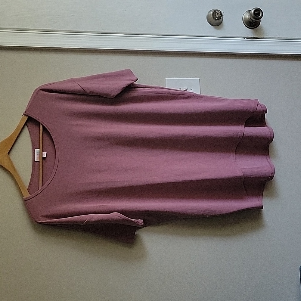 EUC LuLaRoe Dusty Rose Pink Irma Tunic